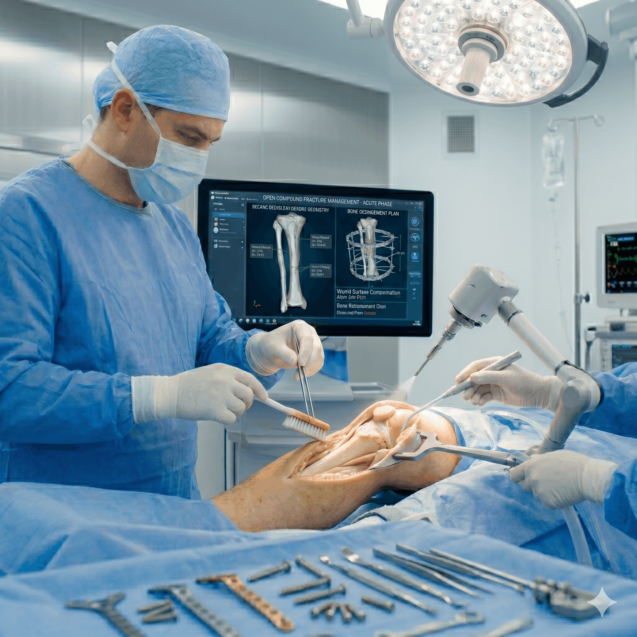 Open Compound Fracture Care